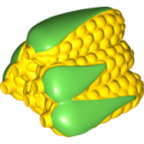 Duplo Maiskolben gelb-grün (23233)