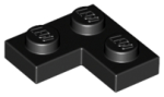 LEGO Platte Ecke 2x2 schwarz (2420)