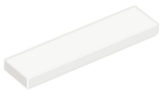 LEGO Fliese 1x4 weiss (2431)