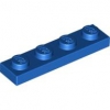 LEGO Platte 1x4 blau (3710) PL