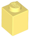 LEGO Stein 1x1 zart gelb (3005)