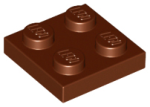 LEGO Platte 2x2 braun (3022)