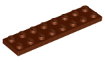 LEGO Platte 2x8 braun (3034)