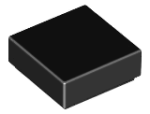 LEGO tile 1x1 black (3070) A2