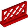 LEGO Fence red 1x4x2 (3185) H14