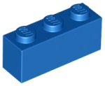 LEGO Brick 1x3 blue (3622)