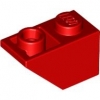 LEGO Schrägstein Invers 1x2 rot (3665) SI