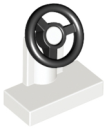 LEGO steering wheel  whithe (3829c01) A05