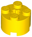 LEGO Rundstein 2x2 gelb 3941 (6143) M05