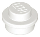 LEGO Platte rund 1x1 weiss (4073)