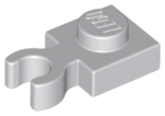 LEGO Platte mit Vertikal-clip 1x1 hellgrau (4085) O08