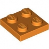 LEGO Platte 2x2 orange (3022) PL