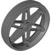 LEGO Felge 61.6 x 13.6 Motorrad dunkel-grau (2903) F14