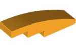 LEGO slope curved 1x4 bright light orange (61678)