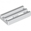 LEGO Fliese Grill 1x2 weiss 51815 (2412) E1