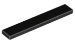 LEGO Fliese 1x6 schwarz (6636) K3