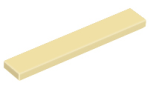 LEGO Fliese 1x6 beige (6636)