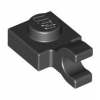 LEGO Platte mit Horizontal-clip 1x1 schwarz (61252) O09
