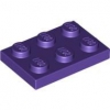 LEGO Platte 2x3 dunkel lila (3021)