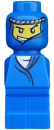 LEGO Microfigur Spieler (Ramses Spiel) blau 87594 Y09