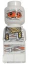LEGO Microfigur Pharao (Ramses Spiel) weiss 87598 Y09