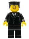 LEGO City Minifigur Anzug schwarz (038) U16
