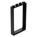 QMAN Türrahmen 1x4x6 schwarz (QM60596450)